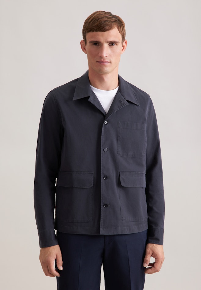 Regular Jacke Uni in Grau | Seidensticker Onlineshop