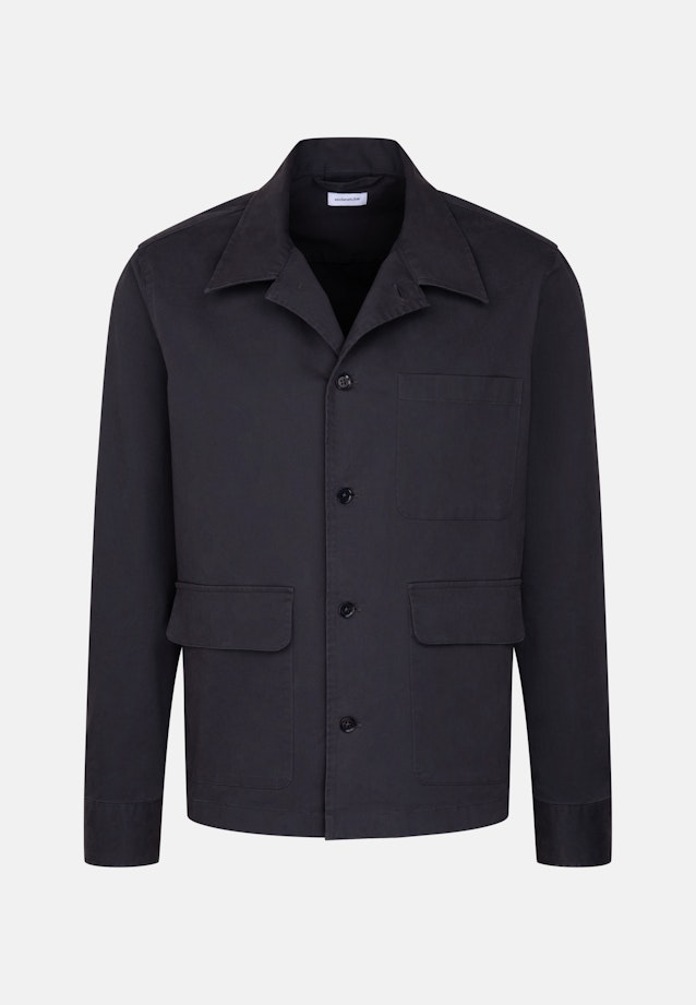 Regular Jacke Uni in Grau |  Seidensticker Onlineshop