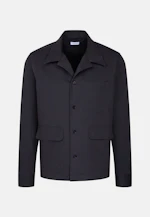 Regular Veste Uni in Gris |  Seidensticker Onlineshop