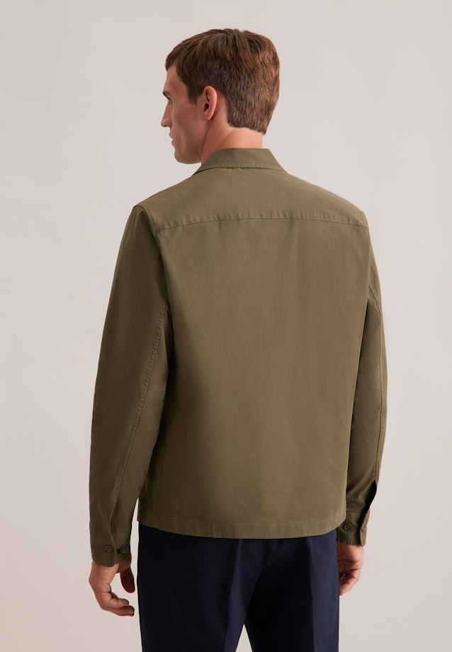 Regular Jacke Uni in Grün |  Seidensticker Onlineshop