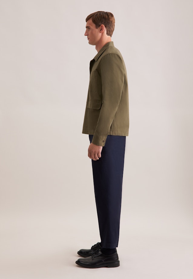 Regular Jacke Uni in Grün |  Seidensticker Onlineshop