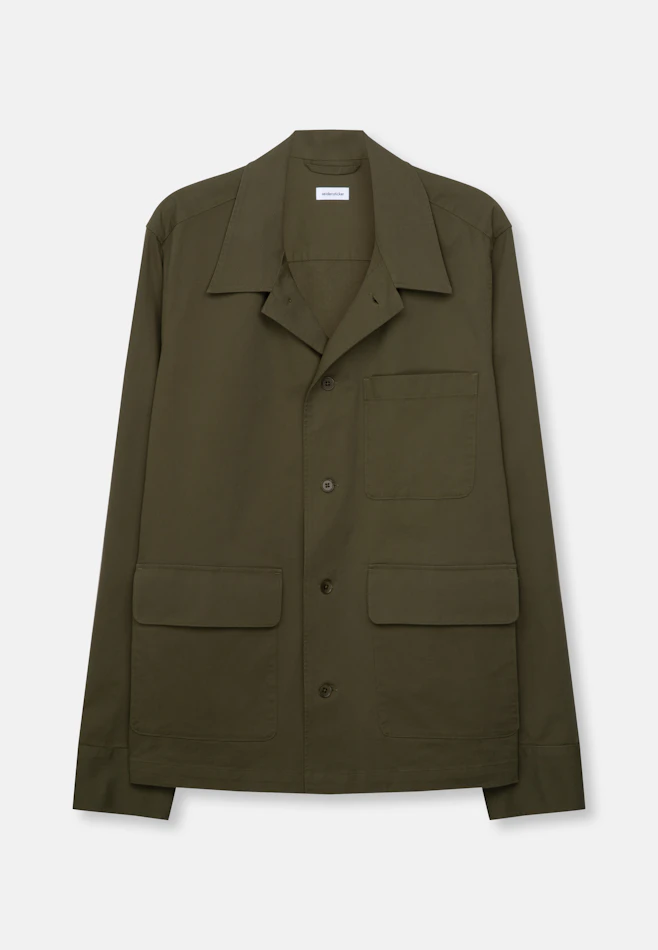 Regular Jacke Uni in Grün | Seidensticker Onlineshop