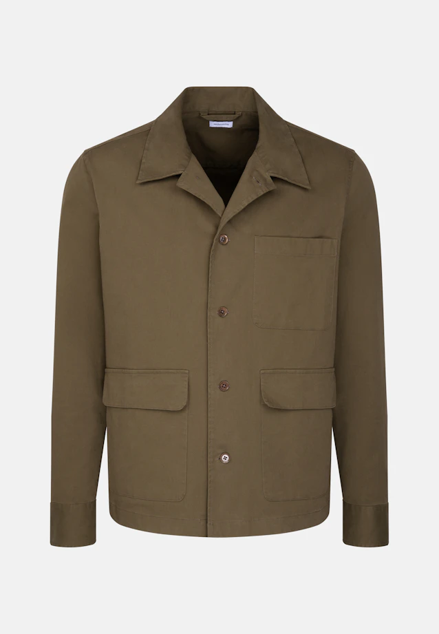Regular Jacke Uni in Grün |  Seidensticker Onlineshop