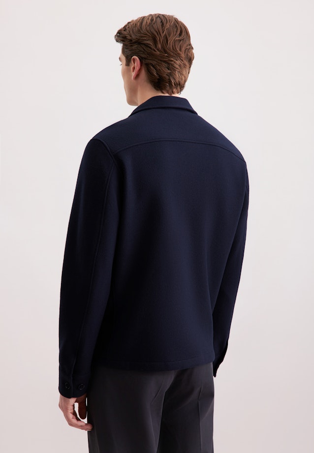 Regular Jacke Uni in Dunkelblau |  Seidensticker Onlineshop