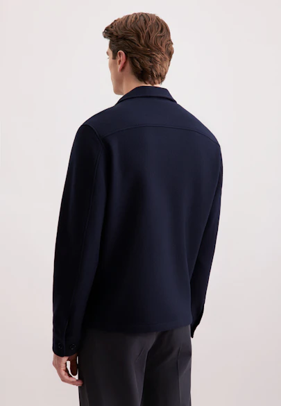 Regular Jacke in Dunkelblau |  Seidensticker Onlineshop