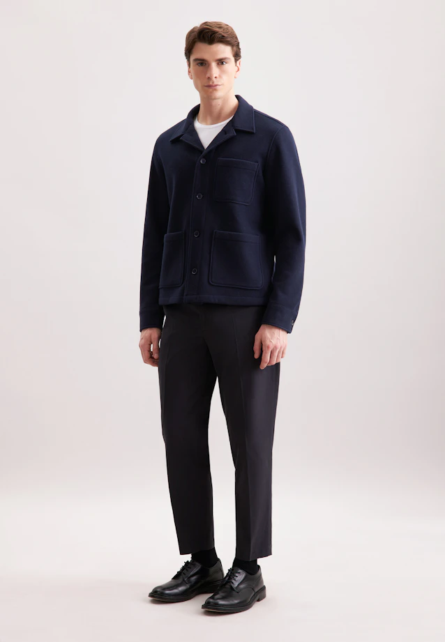 Regular Jacke in Dunkelblau |  Seidensticker Onlineshop