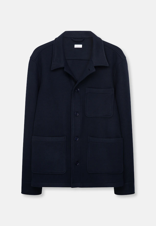 Regular Jacke in Dunkelblau |  Seidensticker Onlineshop