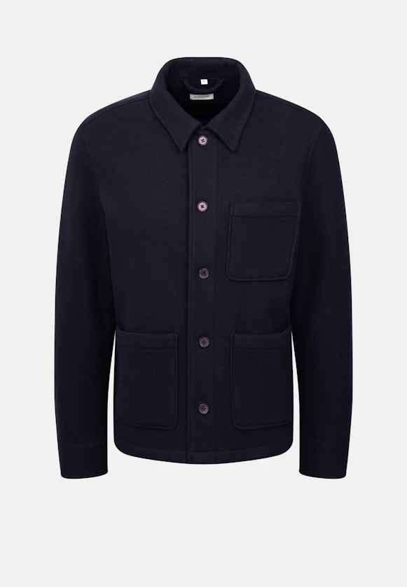 Regular Jacke in Dunkelblau |  Seidensticker Onlineshop