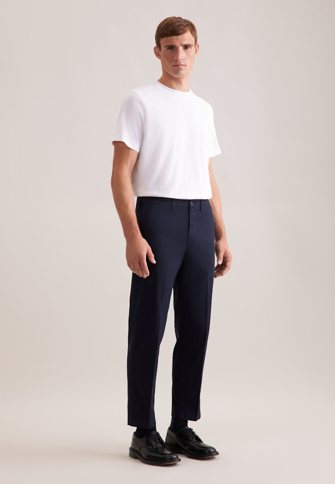 Regular Chino Uni in Dunkelblau | Seidensticker Onlineshop