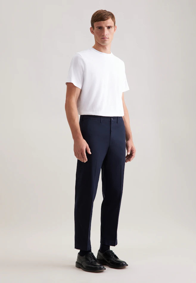 Regular Chino Uni in Dunkelblau | Seidensticker online shop
