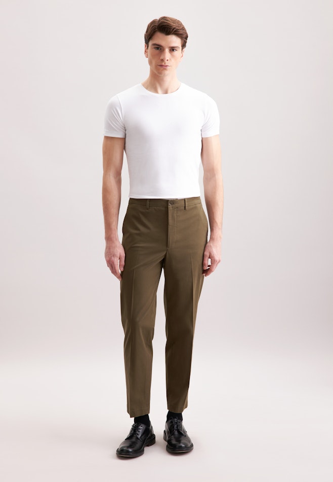 Regular Chino Uni in Grün | Seidensticker Onlineshop