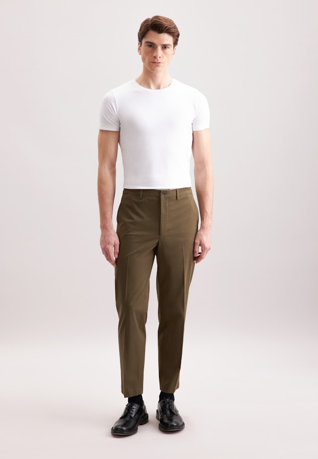 Regular Chino Uni in Grün |  Seidensticker Onlineshop