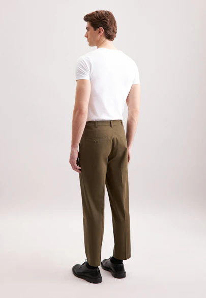 Regular Chino Uni in Grün |  Seidensticker Onlineshop