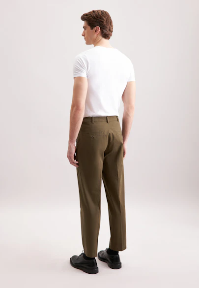 Regular Chino Uni in Grün |  Seidensticker Onlineshop