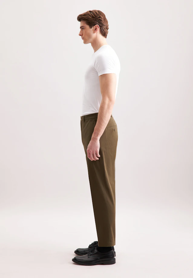 Regular Chino Uni in Vert |  Seidensticker Onlineshop