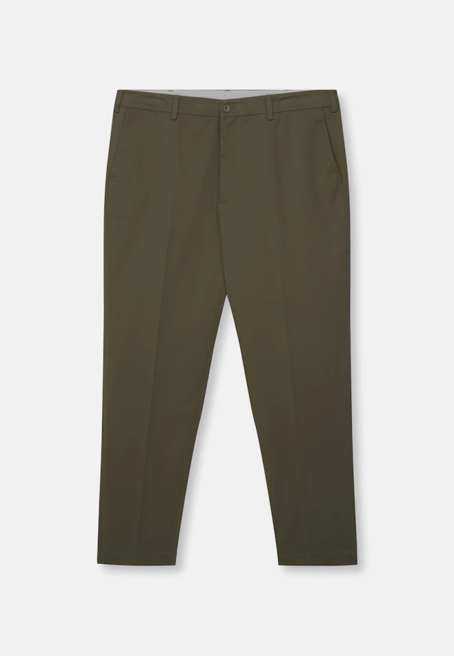 Regular Chino Uni in Grün | Seidensticker Onlineshop