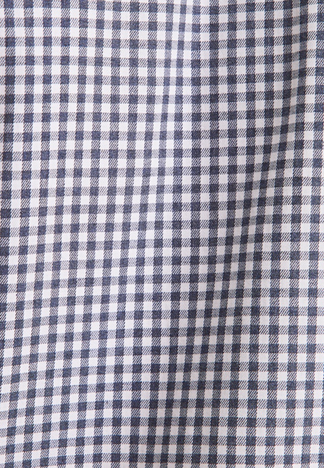 Slim Chemise en flanelle carreaux in Bleu Foncé |  Seidensticker Onlineshop