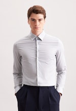 Slim Business shirt Print in Grey |  Seidensticker Onlineshop