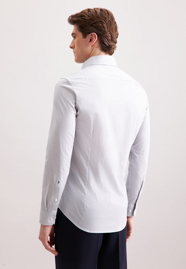 Slim Business shirt Print in Grey |  Seidensticker Onlineshop