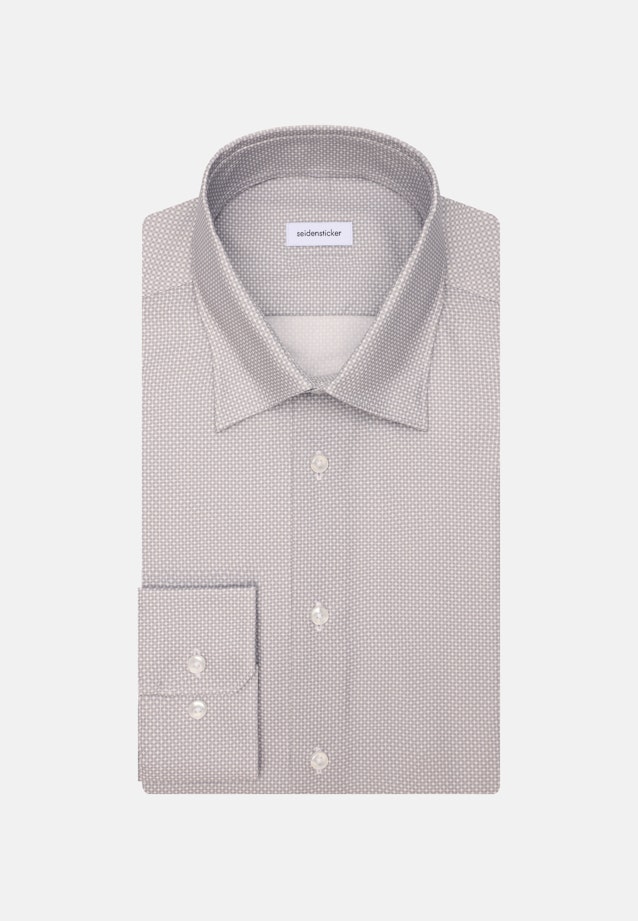 Slim Business shirt Print in Grey |  Seidensticker Onlineshop
