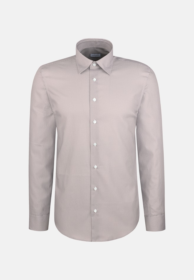Slim Business shirt Print in Grey | Seidensticker online shop