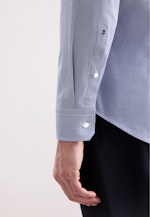 Slim Business Hemd Druck in Dunkelblau |  Seidensticker Onlineshop