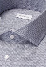 Slim Business Hemd Druck in Dunkelblau |  Seidensticker Onlineshop