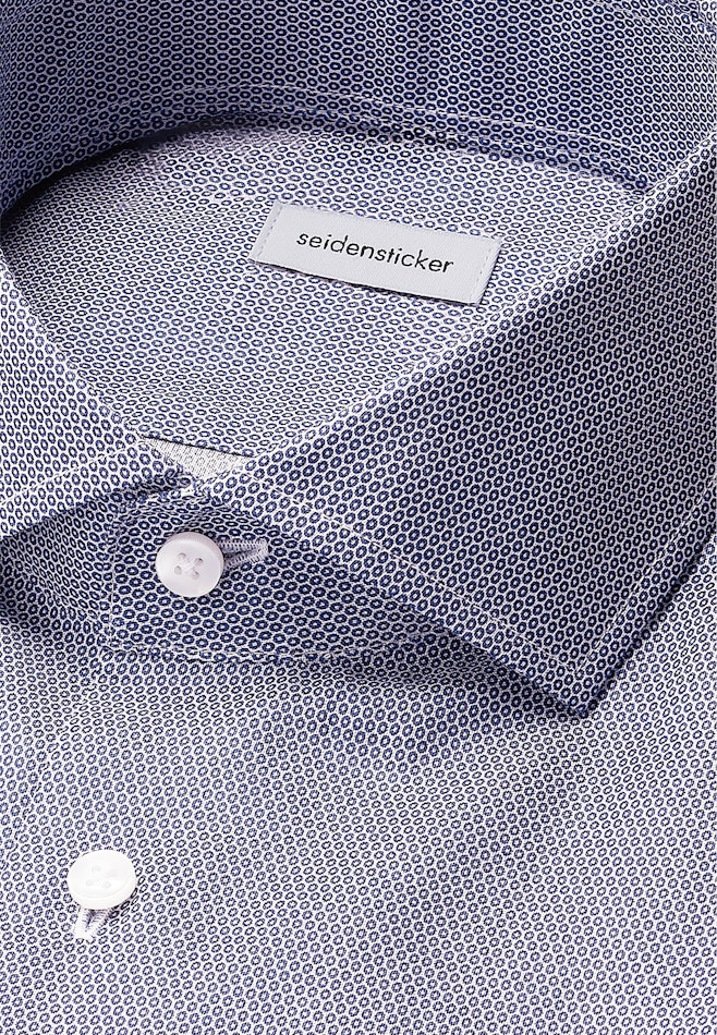 Slim Chemise d'affaires Imprimé dans Bleu Foncé | Boutique en ligne Seidensticker