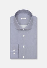 Slim Business Hemd Druck in Dunkelblau |  Seidensticker Onlineshop