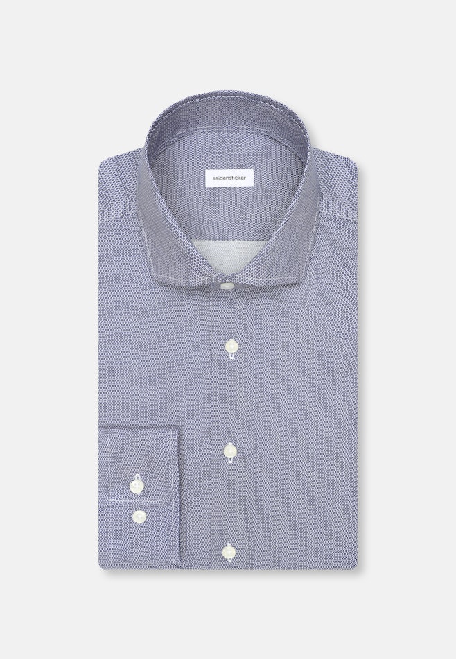 Slim Chemise d'affaires Imprimé dans Bleu Foncé | Boutique en ligne Seidensticker