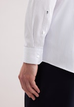 Regular Business Hemd Gestreift in Dunkelblau |  Seidensticker Onlineshop