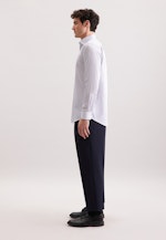 Regular Business Hemd Gestreift in Dunkelblau |  Seidensticker Onlineshop