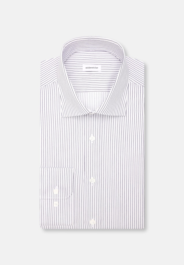 Regular Business Hemd Gestreift in Dunkelblau |  Seidensticker Onlineshop