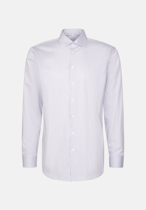 Regular Business Hemd Gestreift in Dunkelblau |  Seidensticker Onlineshop