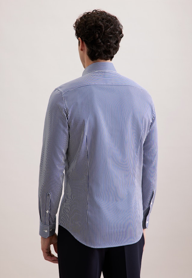 Shaped Business shirt Stripes in Dunkelblau |  Seidensticker Onlineshop