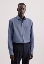 Regular Chemise d'affaires Imprimé in Bleu Foncé |  Seidensticker Onlineshop