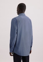 Regular Chemise d'affaires Imprimé in Bleu Foncé |  Seidensticker Onlineshop