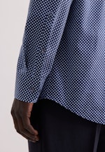 Regular Chemise d'affaires Imprimé in Bleu Foncé |  Seidensticker Onlineshop