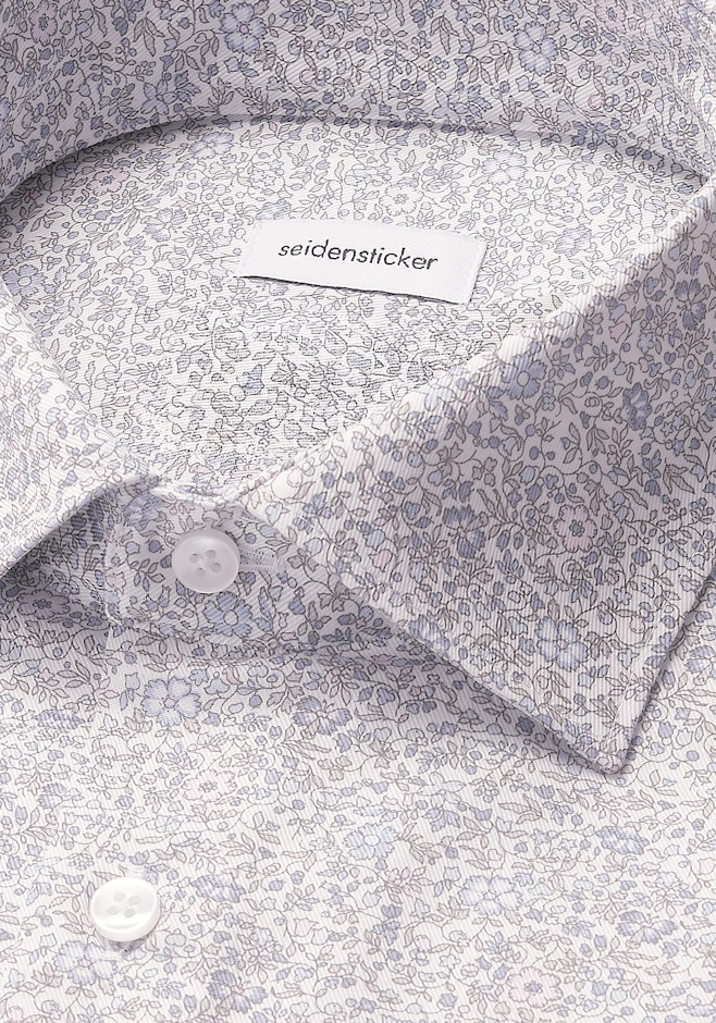Regular Chemise d'affaires Floral dans Bleu Moyen | Boutique en ligne Seidensticker