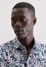 Regular Business Hemd Geblümt in Grün |  Seidensticker Onlineshop