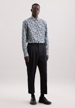 Regular Chemise d'affaires Floral in Vert |  Seidensticker Onlineshop