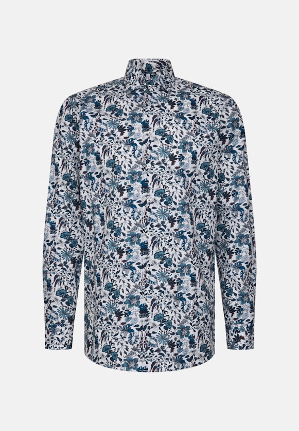 Regular Chemise d'affaires Floral in Vert |  Seidensticker Onlineshop