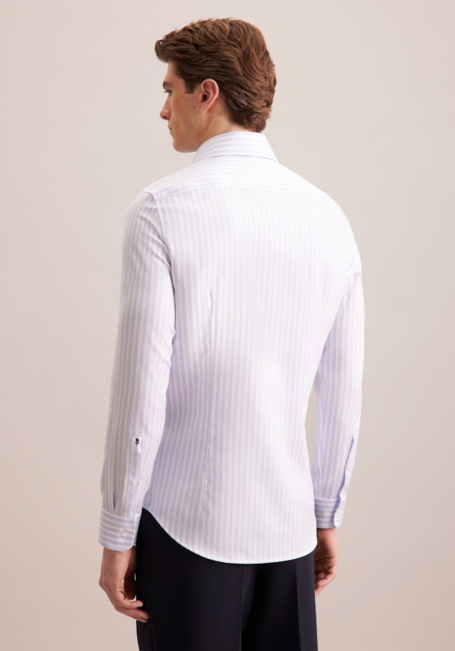 Shaped Business Hemd Gestreift in Hellblau | Seidensticker Onlineshop