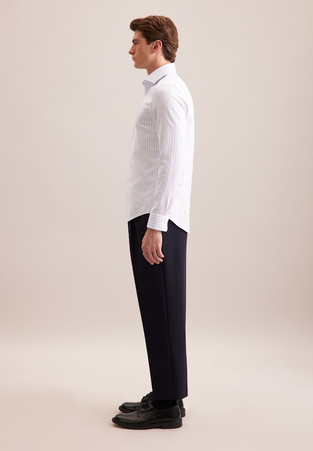 Shaped Business shirt Stripes in Hellblau |  Seidensticker Onlineshop