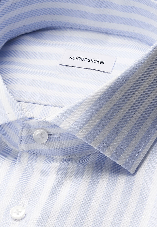 Shaped Business Hemd Gestreift in Hellblau |  Seidensticker Onlineshop
