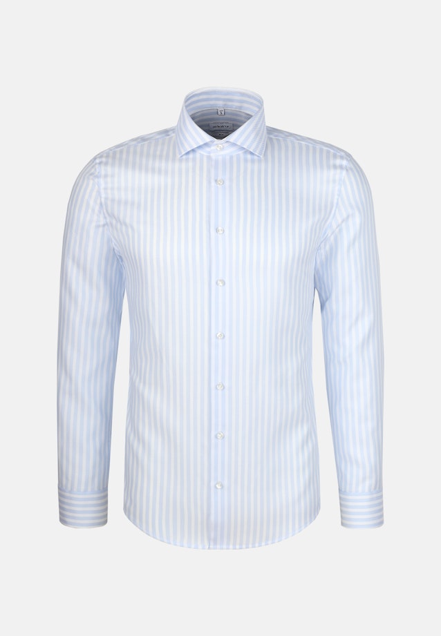 Shaped Business Hemd Gestreift in Hellblau |  Seidensticker Onlineshop