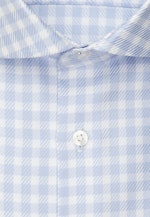 Shaped Business Hemd Karo in Hellblau |  Seidensticker Onlineshop