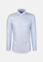 Shaped Business Hemd Karo in Hellblau |  Seidensticker Onlineshop