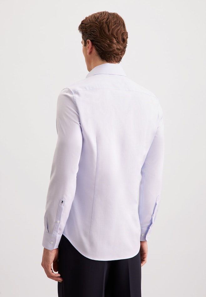 Shaped Business shirt Herringbone in Hellblau | Seidensticker online shop