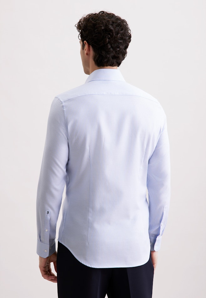 X-Slim Business shirt Structure in Mittelblau | Seidensticker online shop